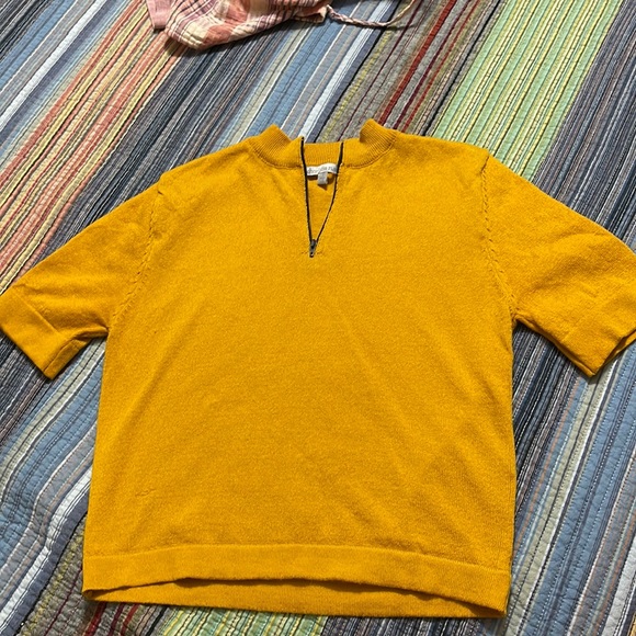 Charlotte Russe yellow/orange comfy shirt. - Picture 1 of 2